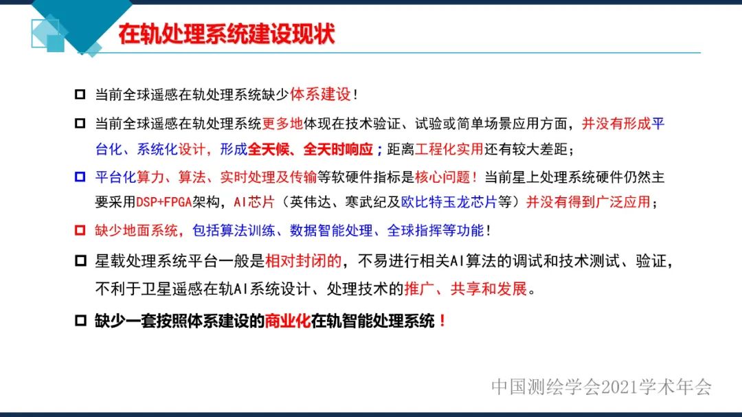 衛(wèi)星在軌智能處理系統(tǒng)體系建設(shè)的思考?