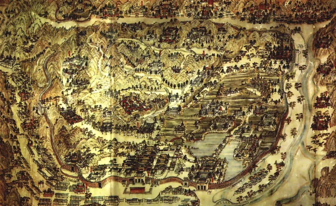 游走在制圖學(xué)與山水畫之間的中國(guó)傳統(tǒng)地圖