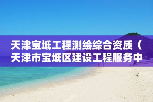 天津?qū)氎婀こ虦y(cè)繪綜合資質(zhì)（天津市寶坻區(qū)建設(shè)工程服務(wù)中心）