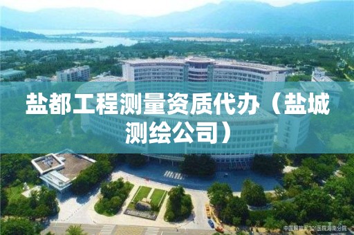 鹽都工程測量資質(zhì)代辦（鹽城測繪公司）