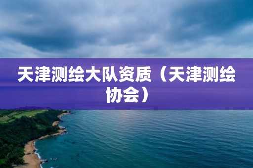 天津測(cè)繪大隊(duì)資質(zhì)（天津測(cè)繪協(xié)會(huì)）