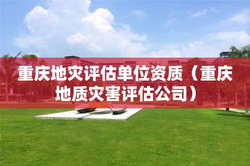 重慶地災(zāi)評估單位資質(zhì)（重慶地質(zhì)災(zāi)害評估公司）