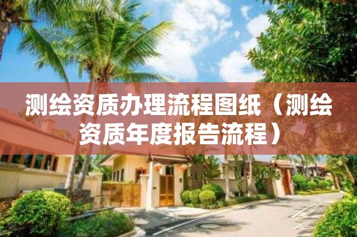 測繪資質辦理流程圖紙（測繪資質年度報告流程）