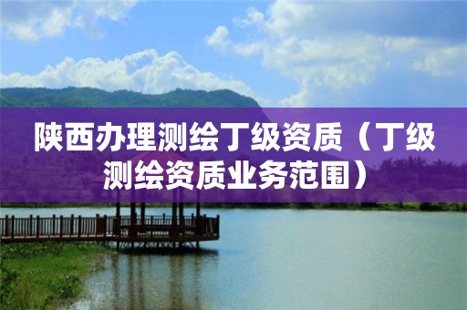 陜西辦理測繪丁級資質（丁級測繪資質業務范圍）