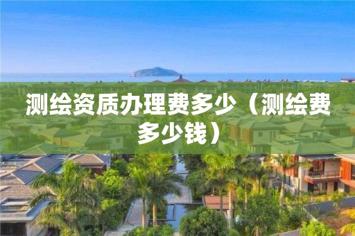 測(cè)繪資質(zhì)辦理費(fèi)多少（測(cè)繪費(fèi)多少錢(qián)）