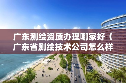 廣東測繪資質辦理哪家好（廣東省測繪技術公司怎么樣）