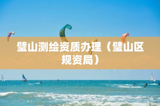 璧山測繪資質辦理（璧山區規資局）