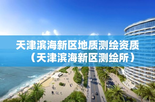 天津?yàn)I海新區(qū)地質(zhì)測繪資質(zhì)（天津?yàn)I海新區(qū)測繪所）