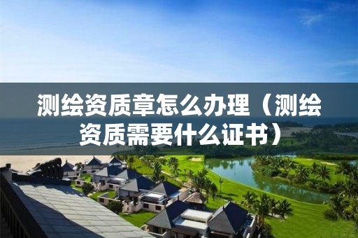 測繪資質章怎么辦理（測繪資質需要什么證書）