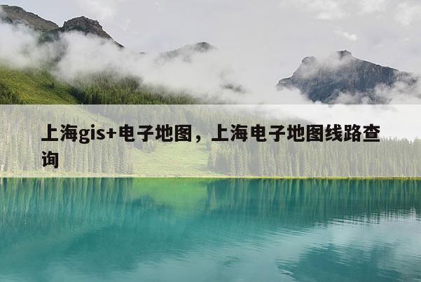 上海gis+電子地圖，上海電子地圖線路查詢